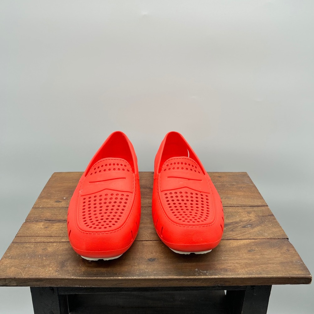 Floafers Country Club Driver Mens Red Waterproof EVA Foam Loafers Penny Slip On